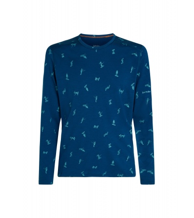 Icebreaker M's 200 Oasis LS Crewe Ski Day