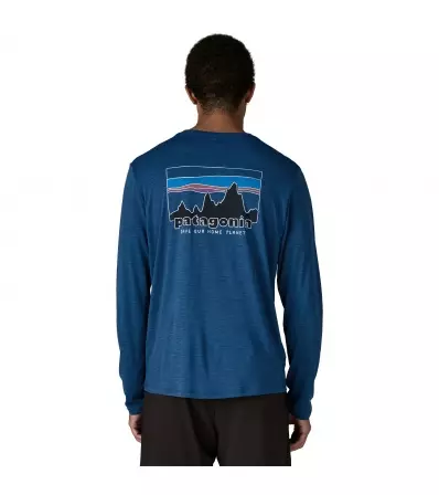 Patagonia Long-Sleeved Capilene Cool Daily Shirt - '73 Skyline M's